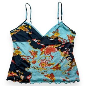 Y2K Natori Dainty Mesh Tank Top